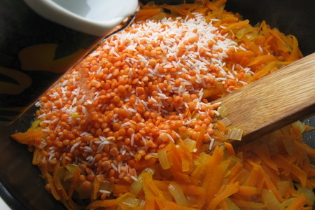 Морковный(белковый) суп с имбирём.: шаг 4