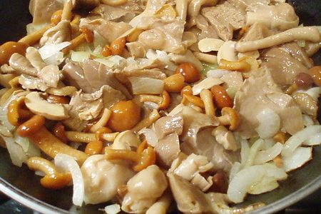 Курица с грибами в ореховом соусе: шаг 6