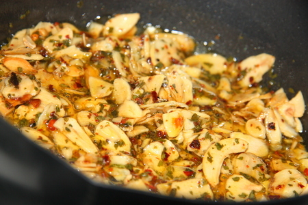 Острая лазанья с копченым сыром, шпинатом и чесноком.: шаг 5