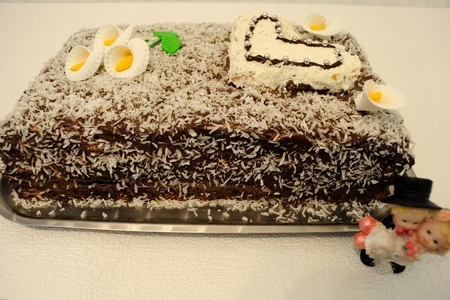 Любовь,морковь и шоколад(размышления торта прилагаются...).: шаг 14