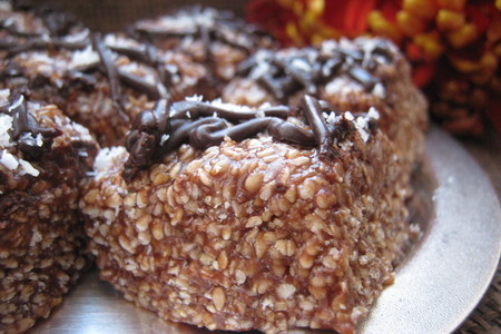 Халва из кунжутных семян с шоколадом.: шаг 13