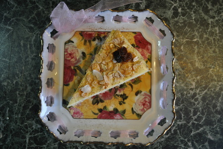 Лимонный торт-пирог в глазули mascarpone: шаг 2