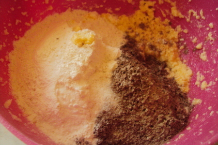 Шоколадное печенье с сушеной вишней: шаг 2