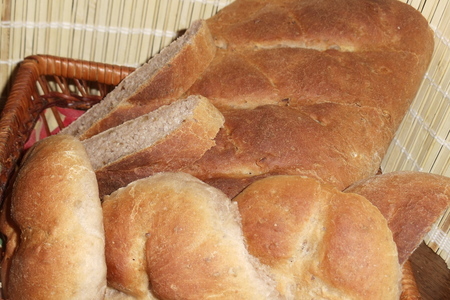 Гречишный хлеб с грецкими орехами.: шаг 8