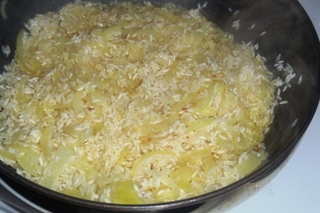 Рис с чечевицей и бараньими рёбрышками: шаг 6