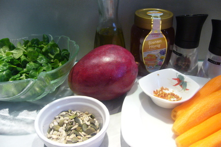 Морковно-манговый салат „доброе утро!“: шаг 1