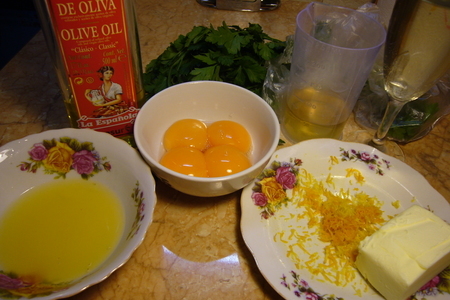 Паста с заварным апельсиново - лимонным соусом и форелью.: шаг 1