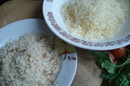 Спагетти в сырно-сливочном соусе с грецким орехом.: шаг 2