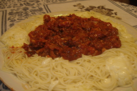 Спагетти с соусом "болоньез": шаг 6