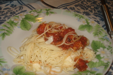 Спагетти с соусом "болоньез": шаг 7