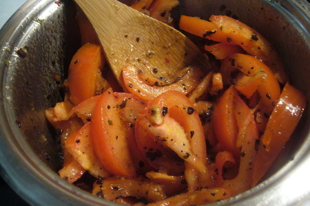 Капеллини со сливочными креветками и кофейными томатами: шаг 4