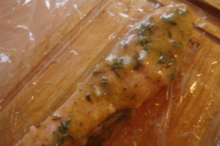Паста под соусом бешамель с мидиями и маринованным лососем (приготовленным необычным способом!): шаг 5
