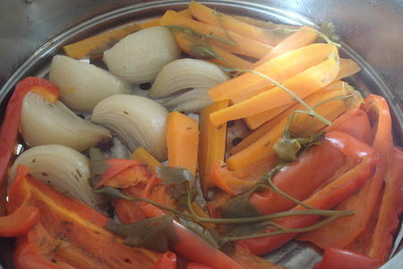 Паровой нутовый суп с мясом и овощами (дуэль): шаг 9