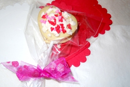 Сердечное печенье  для школьных друзей  ко дню св.валентина: шаг 4