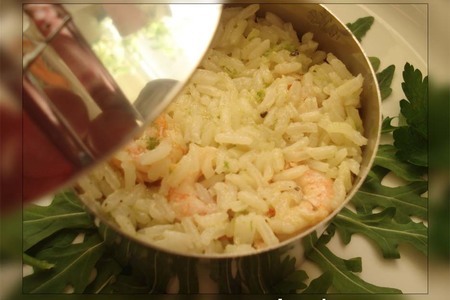 Салат "рис с морепродуктами" с овощными "изысками" в виде украшательств - для влк: шаг 9
