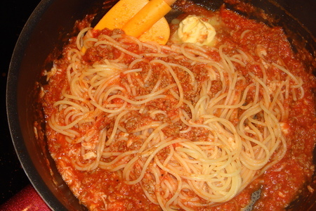 Паста спагетти болонезе: шаг 13