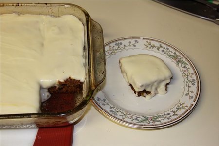 Ананасово - кабачковый пирог с глазурью: шаг 10