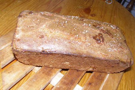 Ржаной хлеб на закваске с беконом: шаг 9