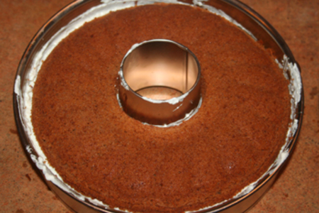 Шоколадный кекс с творожным кремом: шаг 3