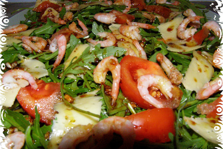 Салат с рукколой и креветками: шаг 10