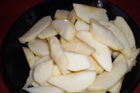 Блинчики на яблочном соке с карамельными яблоками: шаг 7