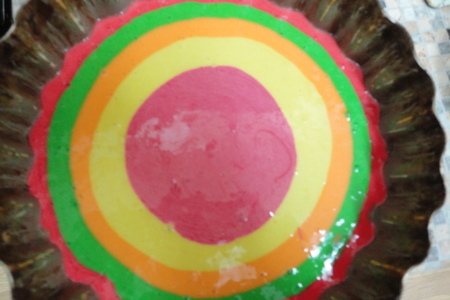 Радужный пирог (rainbow cake): шаг 1