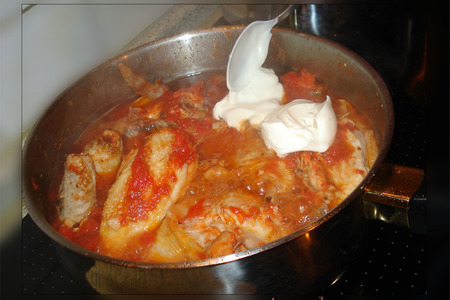 Курица в соусе или как приготовить ужин за полчаса: шаг 8