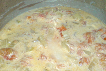 Крем-суп из запечённых помидоров и сельдерея: шаг 7