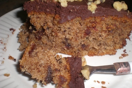 Сирийский манно-ореховый торт с шоколадом и финиками: шаг 24