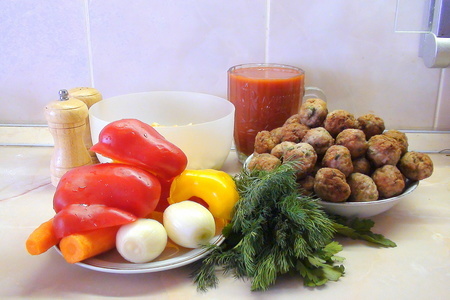 Тефтели с нутом и овощами в томатном соке. плюс похвастушки :): шаг 3