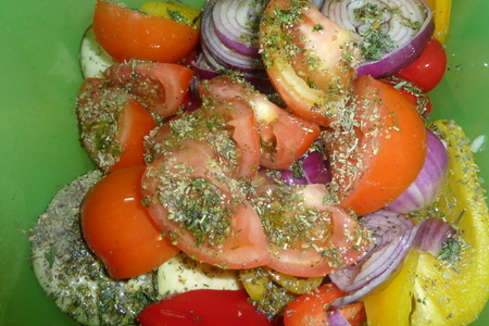 Рататуй на гриле ( или запеченные овощи с прованскими травами): шаг 4