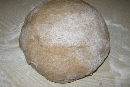 Хлеб из цельнозерновой муки на хмелевой закваске: шаг 8
