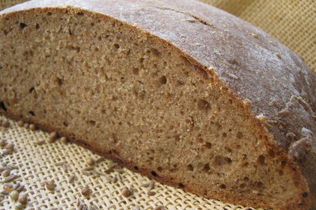 Хлеб из цельнозерновой муки на хмелевой закваске: шаг 9