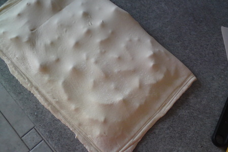 Тесто слоеное пресное  и пироги из него с разной начинкой: шаг 16
