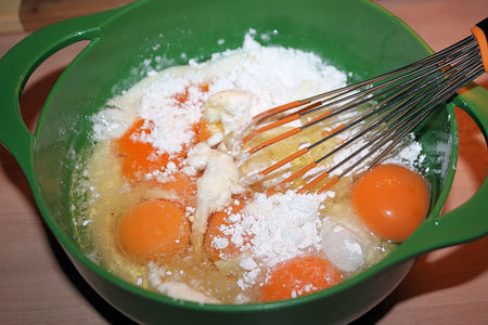 Spaetzle (яичная лапша из кондитерского мешка): шаг 2