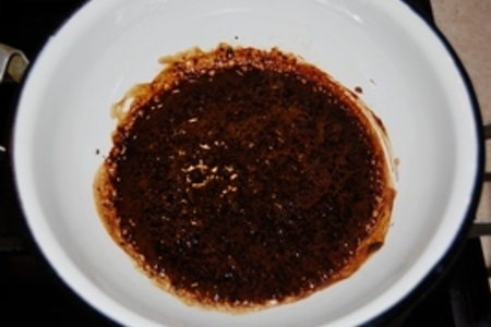 Кофейный торт с карамелизированным миндалем: шаг 11