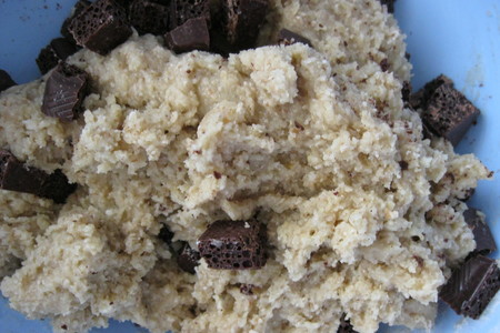 Овсяное печенье с шоколадом: шаг 2