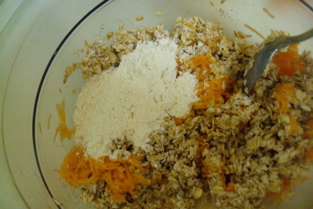 Овсяные оладьи с морковью (постные): шаг 4