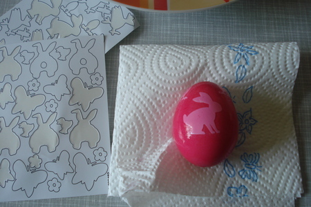 Яйца с рисунками: шаг 3