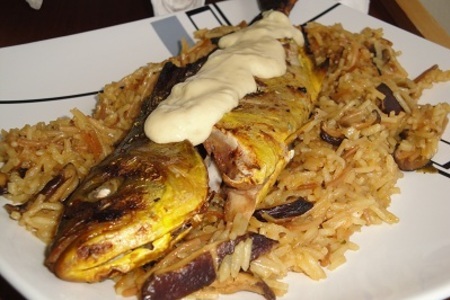 Рыба на гриле с рисом и горчичным соусом: шаг 9
