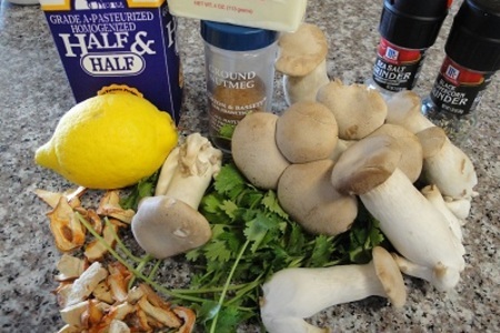Кремовый суп с грибами и тунцом: шаг 2