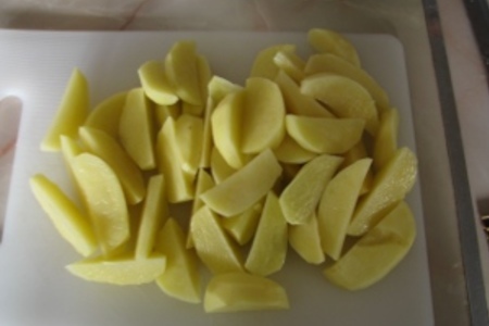 Ребрышки в остро-сладком соусе с картофелем по-итальянски: шаг 7