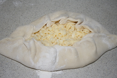 Хачапури по- аджарски (тесто на мацони): шаг 5