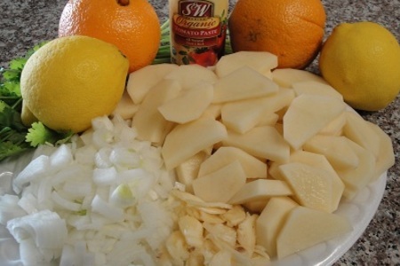 Испанский рыбный суп с апельсинами: шаг 4