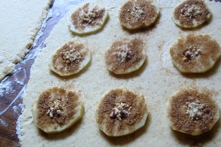 Творожные печенье  с яблоками, корицей и орехами: шаг 5