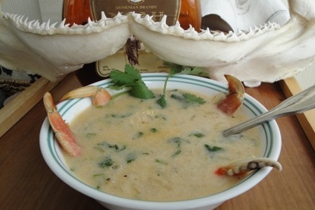 Крабовый суп с брэнди: шаг 9