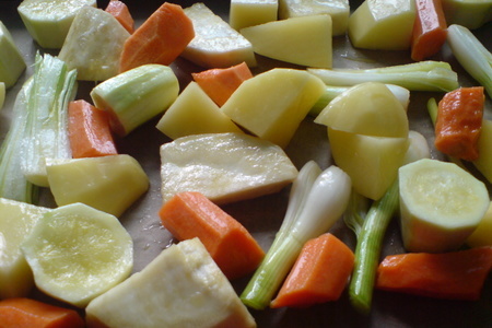 Суп-пюре из запечённых овощей: шаг 2