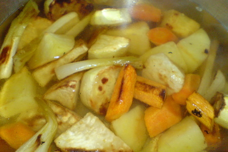 Суп-пюре из запечённых овощей: шаг 5