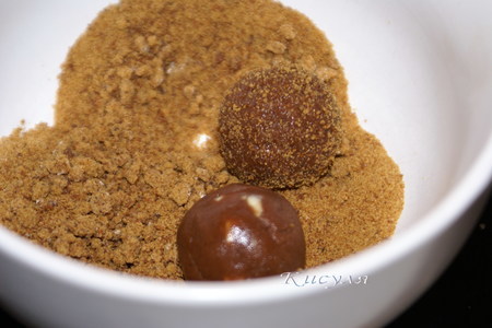 Сахарное печенье с шоколадно-ореховой пастой и белым шоколадом: шаг 5