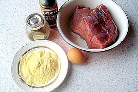 Мясо с устричным соусом: шаг 1